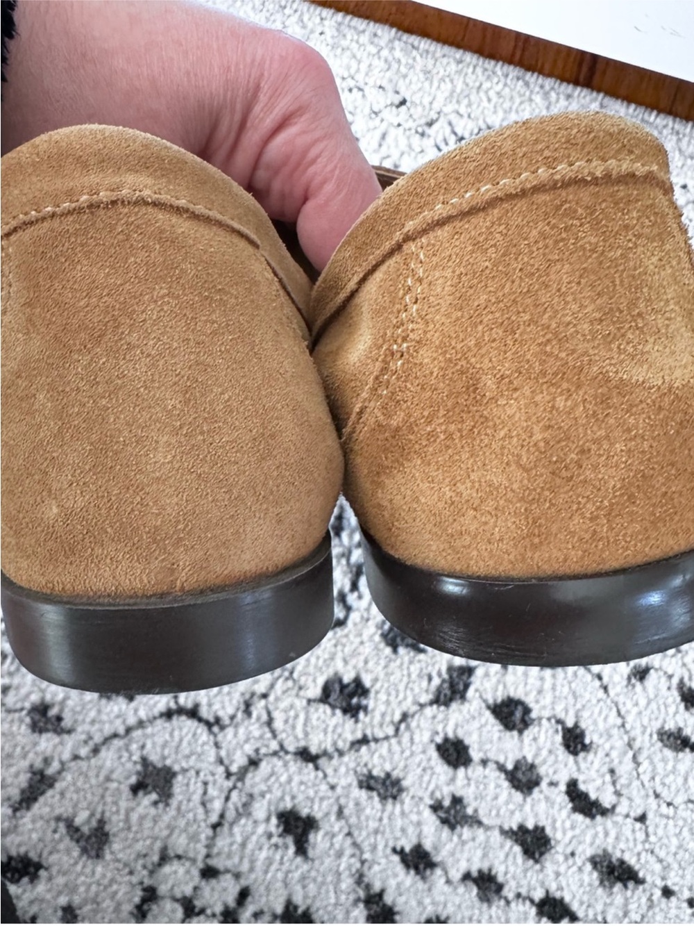 Zara FLAT SPLIT SUEDE
LOAFERS Sand Brown Tan Penny
Loafers Slip On Mule Size 9 - Picture 7 of 10